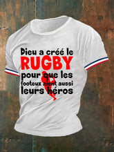 T-shirt Rugby Manches Courtes Homme